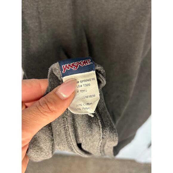 Vintage Jansport RIT Tigers Graphic T-Shirt Gray College Sports Tee Size L - Picture 3 of 4